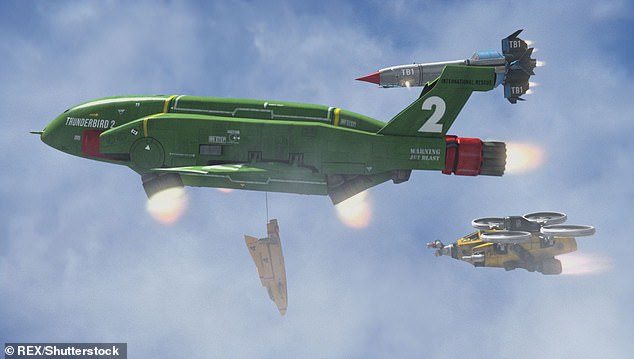 Similar: It looks like something from the classic sci-fi series Thunderbirds (pictured)