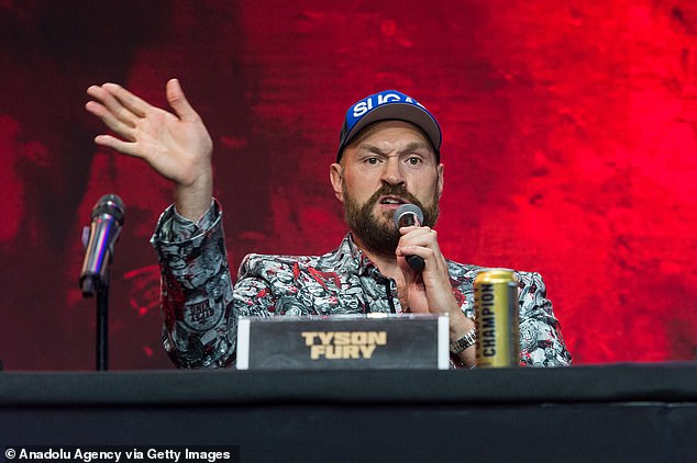 However, Fury says he has no interest in fighting AJ as he was 'beaten' by Oleksandr Usyk