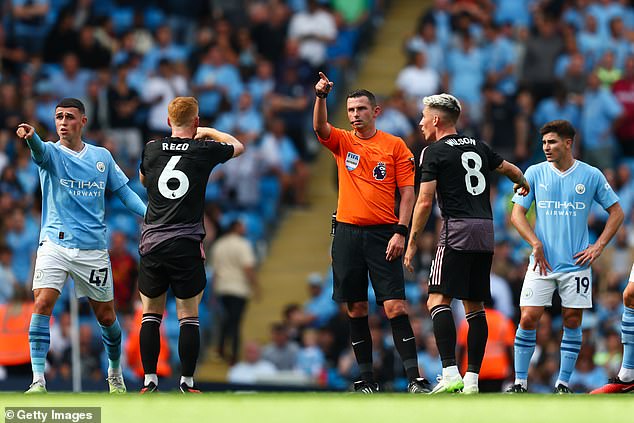 The referee for the match, Michael Oliver, has not taken any punishment and will take charge of Wolves versus Liverpool