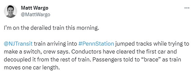 1694530448 293 Passengers are stuck in train car as it derails in