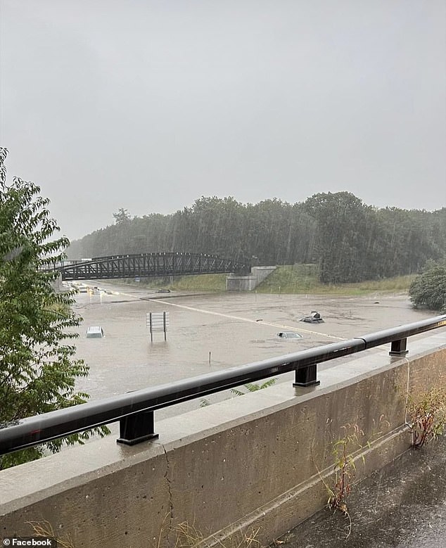 A flash flood warning was extended in Leominster until Tuesday due to the storms