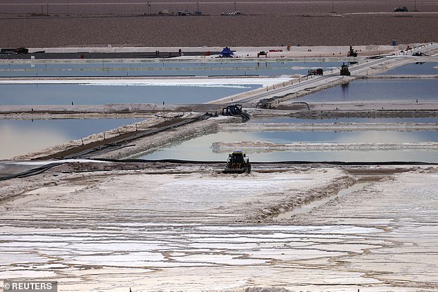 Albemarle also operates a mine in Chile (pictured) and another in Clayton Valley near Silver Peak, Nevada, the only active extraction facility in the US.