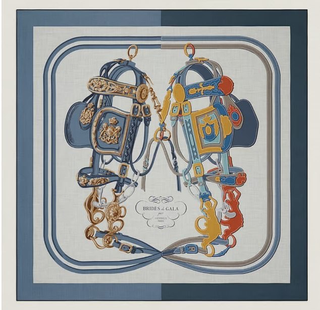 The Brides de Gala Scarf is Hermes' best-selling scarf of all time and one of the most emblematic Hermès designs