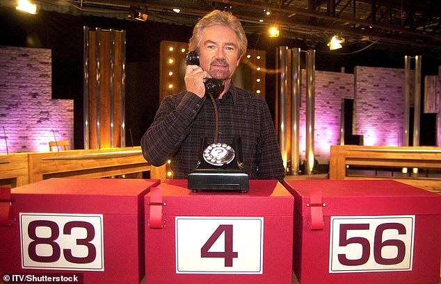 Throwback: The former Deal Or No Deal presenter moved to New Zealand with his wife Liz in 2019 after the game show was axed in 2016 (pictured in 2006) - he now has a cafe