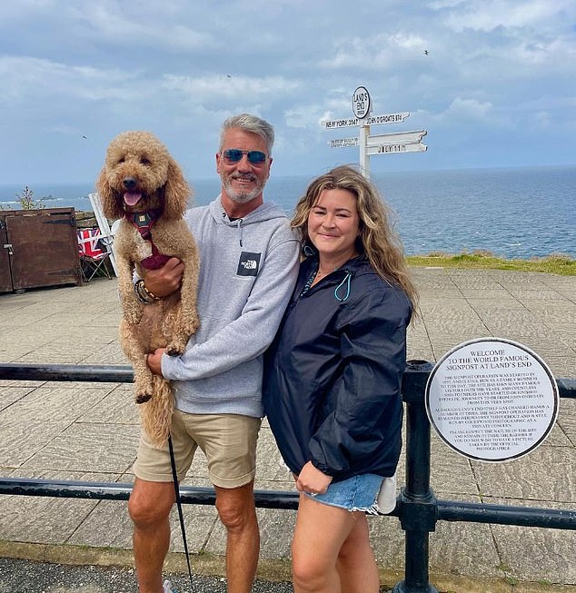 Pictured with his daughter Jess who nominated him for ITV's new middle-aged dating show