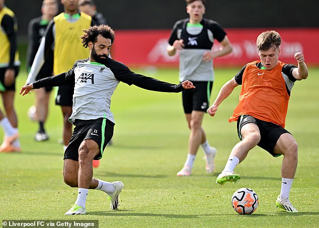 Doak is training hard alongside Liverpool star Mohamed Salah ahead of the international break