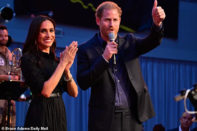 Harry welcomed the friends and family and pointed out that the competitors were probably resting after a day of competition