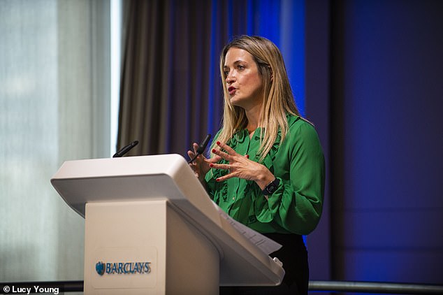 Kirstie Mackey (pictured), head of Barclays LifeSkills, said: 'Our research shows that the next generation will clearly make their mark on the workforce when it comes to the way we communicate'