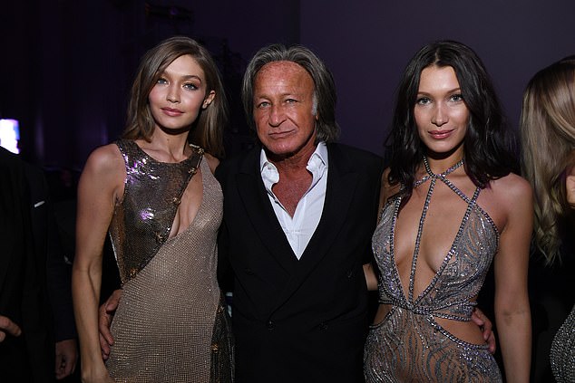 Famous faces: Mohamed, father of supermodel daughters Gigi and Bella Hadid, bought the plot in 2018, but work has progressed slowly