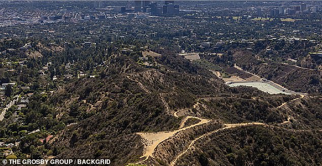 A rendering shows the sprawling Beverly Halls property before construction