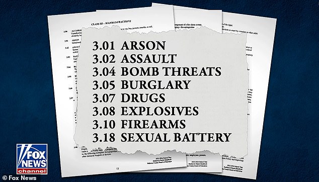 Other charges that fall under a Class III misdemeanor include arson, assault and bomb threats - all crimes far more serious than making an innocent finger gun