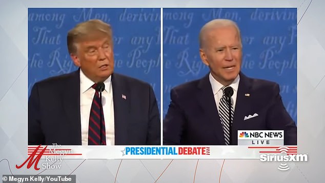 Kelly was referring to the September 2020 presidential debate moderated by Chris Wallace in which Trump barely allowed Biden to answer questions