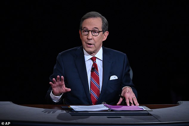 Moderator Chris Wallace attempted to maintain order during the September 29, 2020 event in Cleveland, Ohio