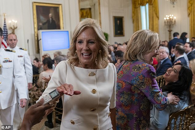 Jill Biden ignored a reporter's question about the impeachment inquiry into Joe Biden