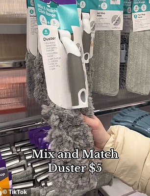 The bargain duster has a soft head that is perfect for cleaning collectibles such as glass and ceramic exhibits without damaging them