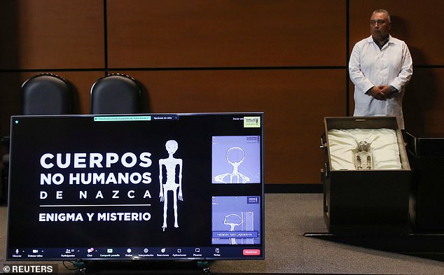 According to the researchers, the presentation showed 'non-human bodies' of Nazca