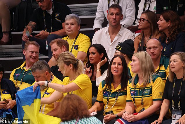 Prince Harry and Meghan Markle watch wheelchair basketball in Dusseldorf today