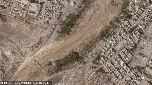 1694602501 814 Before and after satellite images of Libyan floods reveal the