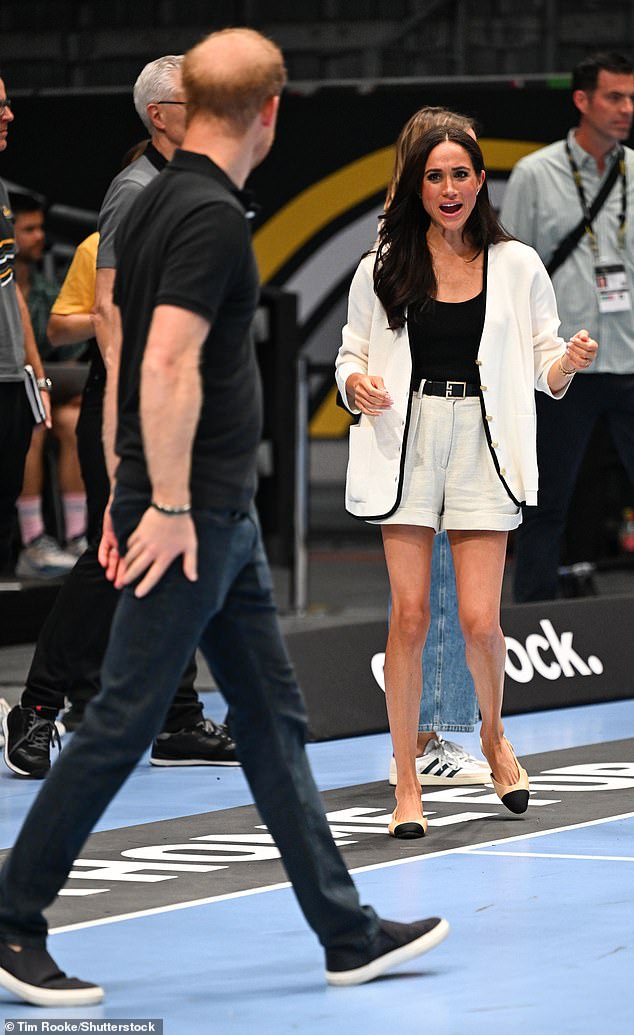 The couple presented medals to all participants as Queen's 'We Are The Champions' sounded through the arena