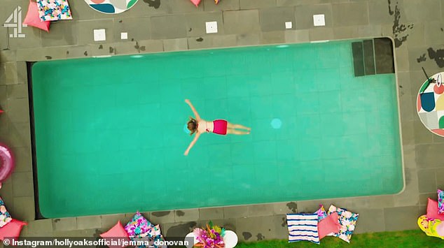 Wow: The character has been causing chaos in the village since her arrival earlier this year, but someone decides to get their own character back in the upcoming episodes as she is seen face down in a pool