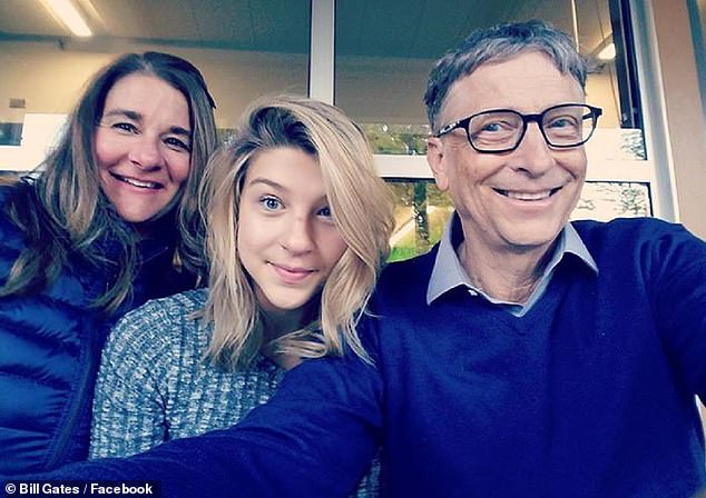 Both Bill and Melinda (seen with Phoebe) - who split in May 2021 after 27 years of marriage - have insisted they are working hard to ensure their children 'pave their own path'