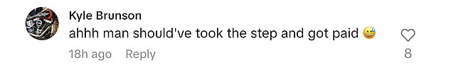 Many people on TikTok have left comments describing the area and have said that falling through the sidewalk hole could earn someone a serious payday