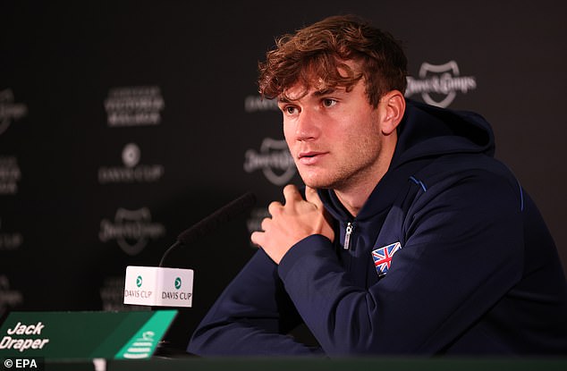 After the win, he revealed how proud he was to play his first Davis Cup match