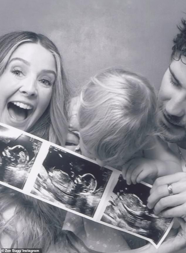 Family: Their exciting news comes as the couple prepares to welcome their second child together in December.  They already share daughter Ottilie Rue, two