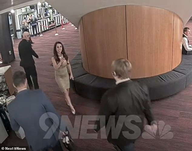 Surveillance footage shows angry Lauren Boebert being escorted from a Denver theater over the weekend for alleged bad behavior