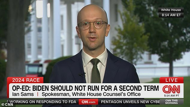 White House spokesman for oversight and investigations Ian Sams is leading the push back for the Biden administration on Republican investigations