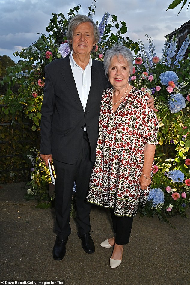 Celebrations: Sir David Hare and Dame Penelope Wilton were also present