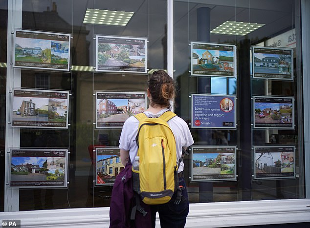 House prices fell last month at the fastest pace since 2009 as the 'downward spiral' continues (Stock Image)
