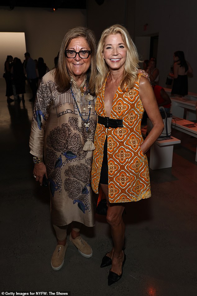 Fern Mallis smiled at the camera with the caption Candace Bushnell