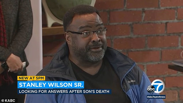 Wilson Jr.'s father, former running back Stanley Wilson Sr., said the family 'just wants the truth'