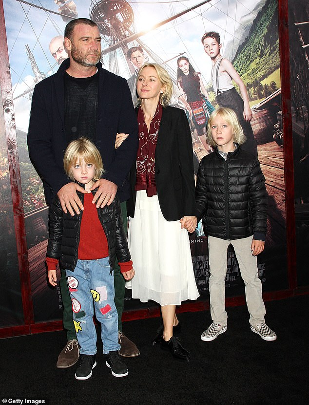 Father of three: Liev already has two children with ex-partner Naomi Watts: Alexander “Sasha,” 16, and Samuel “Kai,” 15;  Seen in 2015