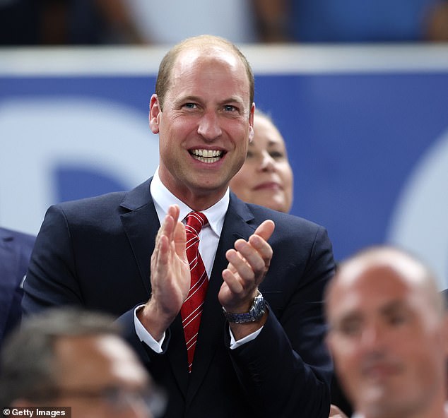 September 10, Bordeaux: Prince William at the Rugby World Cup in France