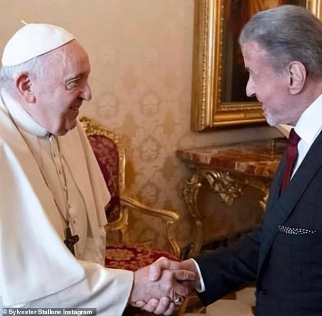 Fans: The Pope revealed to Stallone that he has long been a fan of his work in Hollywood