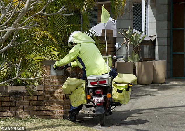 Some wrote that they thought the new digital mapping system would be more trouble than it was worth.  A postman is depicted delivering letters