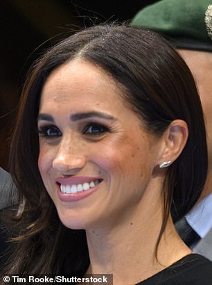 Meghan sported a more defined jawline and more prominent cheekbones at Wednesday's event