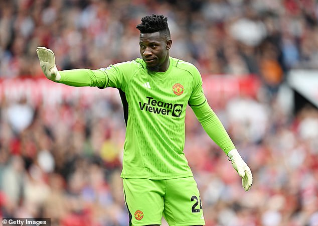 Onana has made an instant impact at Old Trafford after signing from Inter Milan for £47.2million