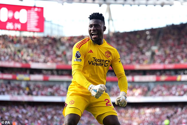 Onana has been a popular figure at Old Trafford so far, replacing David de Gea as United's No. 1