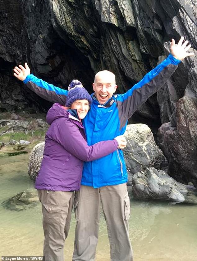 Before his sudden stroke, Mr Morris was fit and active and enjoyed mountain biking in Wales