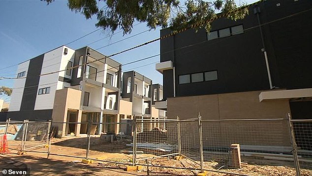 Their Underdale home (pictured) near Adelaide's CBD was supposed to be ready two years ago but faced numerous delays due to the pandemic