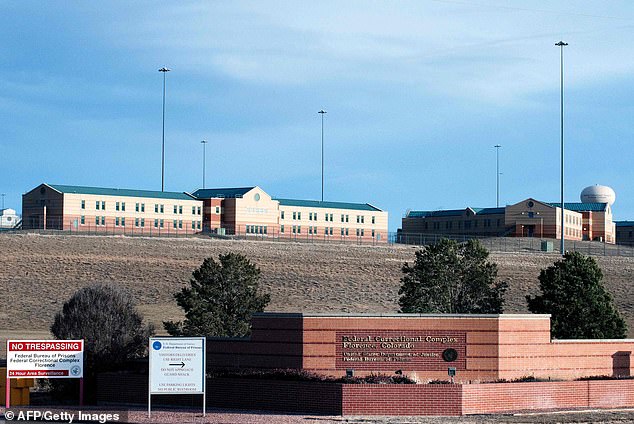 This photo, taken on February 13, 2019, shows an exterior view of ADX Florence