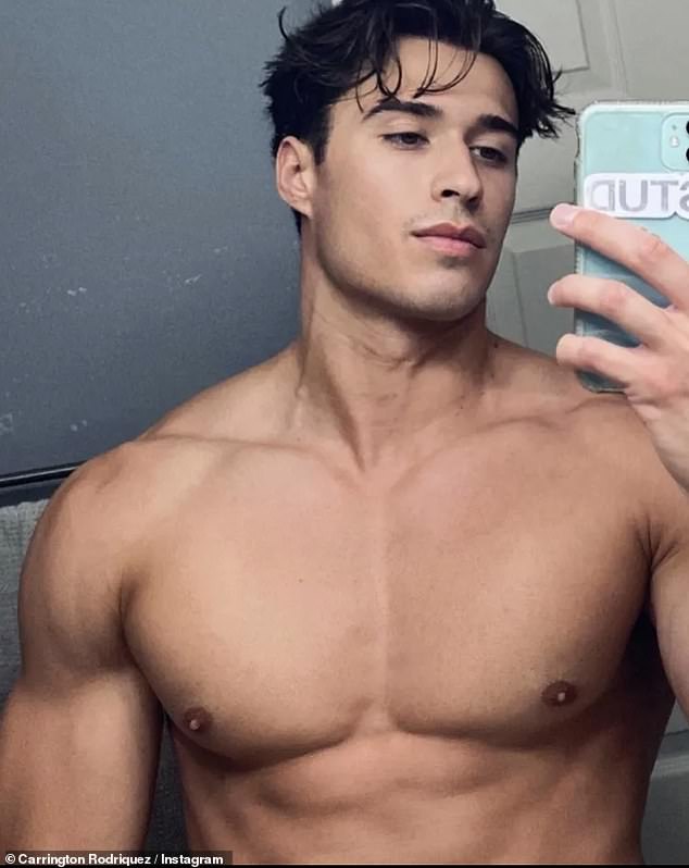 Hunk: Carrington Rodriguez was in the 2020 series of the US show and will soon return to the spin-off