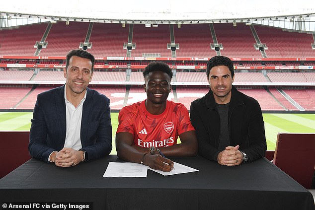 A similar stance was taken with the new deal struck for Bukayo Saka before the summer holidays