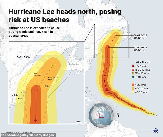 1694709883 245 Cape Cod braces for Hurricane Lee Dangerous cyclone barrels north