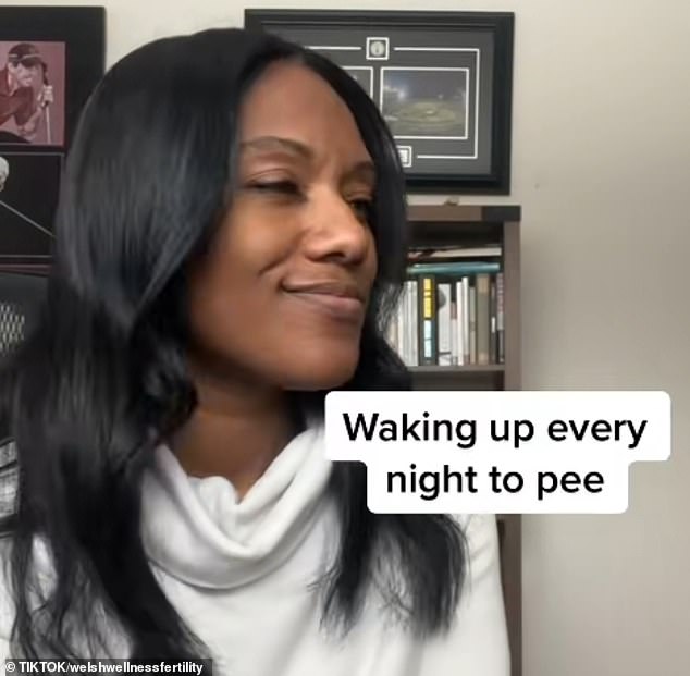 Welsh stunned viewers when she revealed that 'waking up every night to pee' could be a symptom of a hormonal imbalance