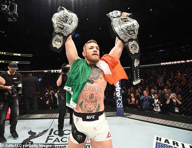 McGregor was previously champion of two UFC weight divisions but has not won a title since his 2016 victory over Eddie Alvarez