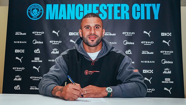 Walker has signed a new contract to keep him at Manchester City until 2026